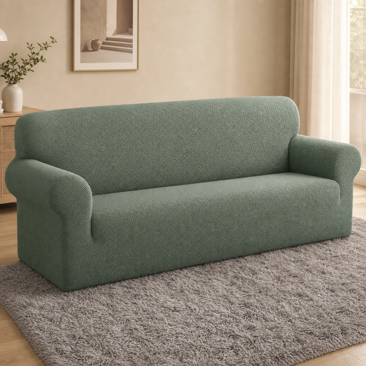 Snugfit – Textured Jacquard Non-Slip Stretch Sofa Slipcover