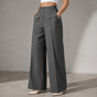 Wearbella – High-Waisted Tailored Wide-Leg Trousers