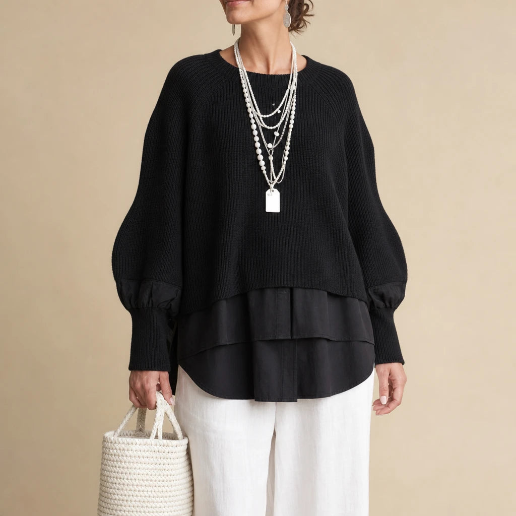 Overa – Layered Oversized Knit Top