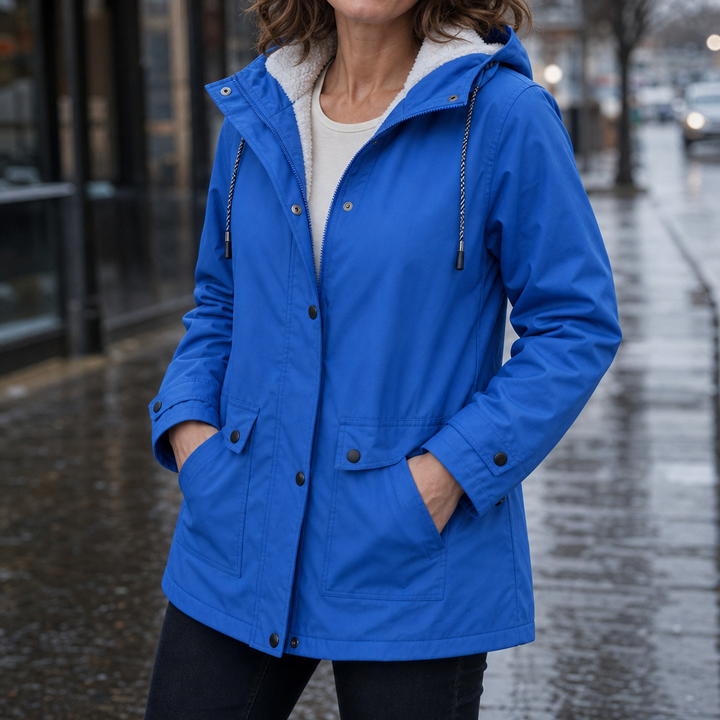 Windloft – Waterproof Plush-Lined Hooded Jacket