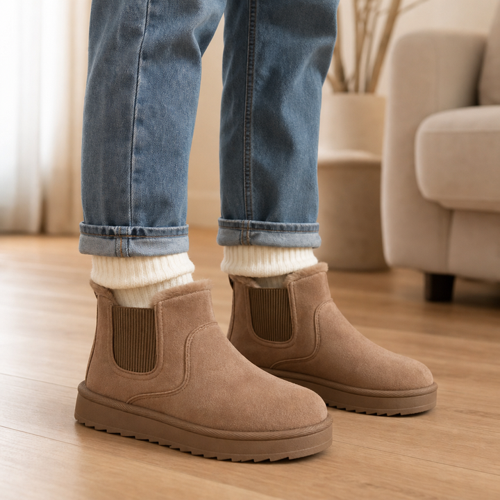 Cozywalk – Fur-Lined Slip-On Winter Boots