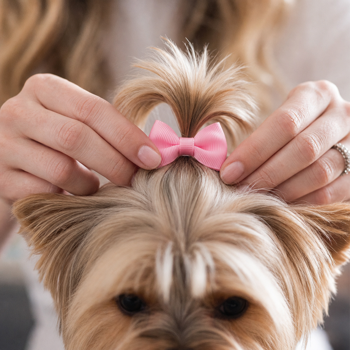 Browsie - Cute Pet Bowknot Hair Clips For Dogs And Cats