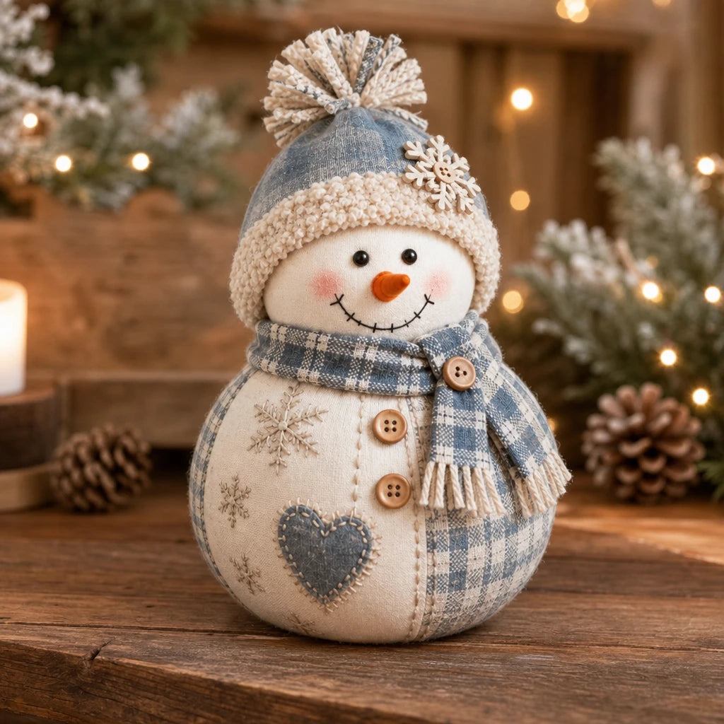 Patchwork Pals – Patchwork Fabric Snowman Sewing Kit