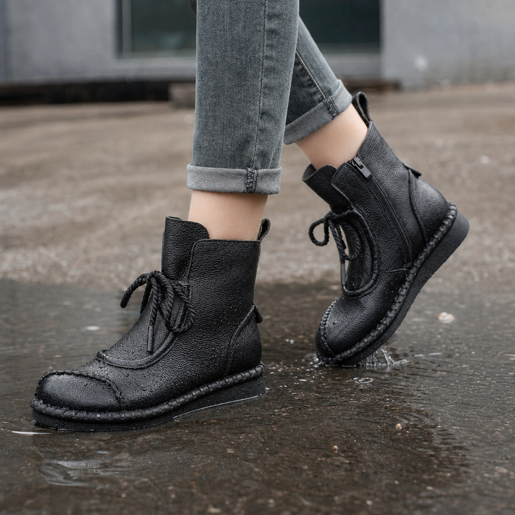Marisol – Block-Heel Ankle Boots