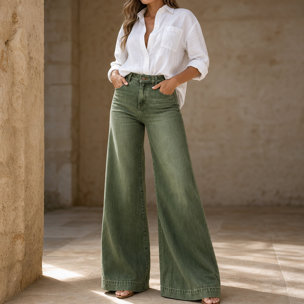 Lunaleg – High-Waisted Wide-Leg Jeans