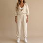 Elowyn – Women's Cozy One Piece Hooded Jumpsuit