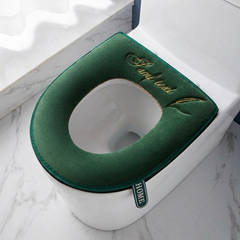 Coziseat – Soft Velvet Toilet Seat Cover with Zipper