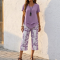 Lunavia – Asymmetric Tunic and Wide Leg Pants Set