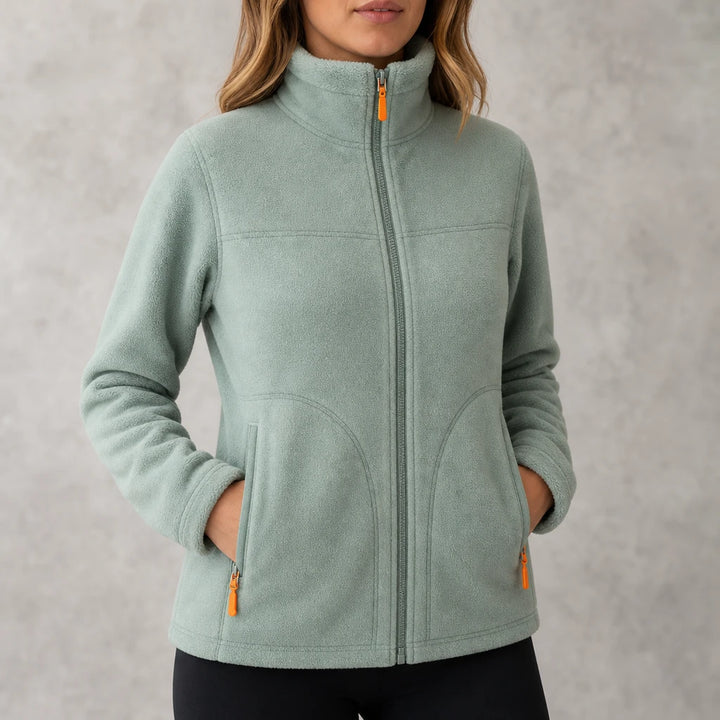 Velora – Zip-Up Fleece Winter Jacket