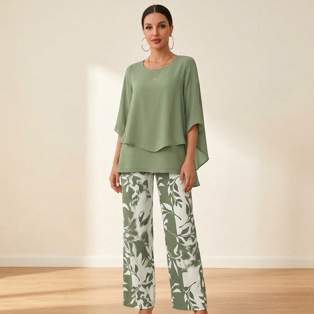 Elara – Flowy Two Piece Set for Women