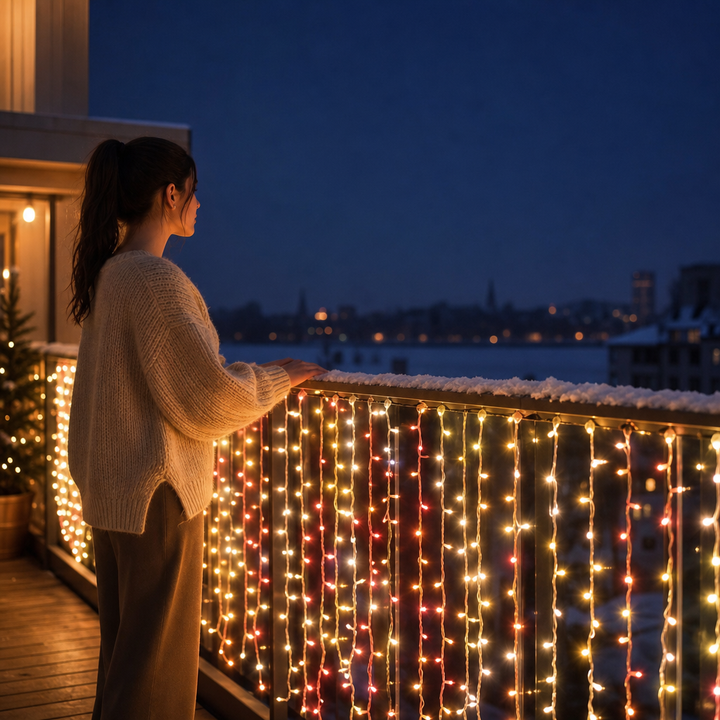 Glowveil – App-Controlled LED Curtain Lights