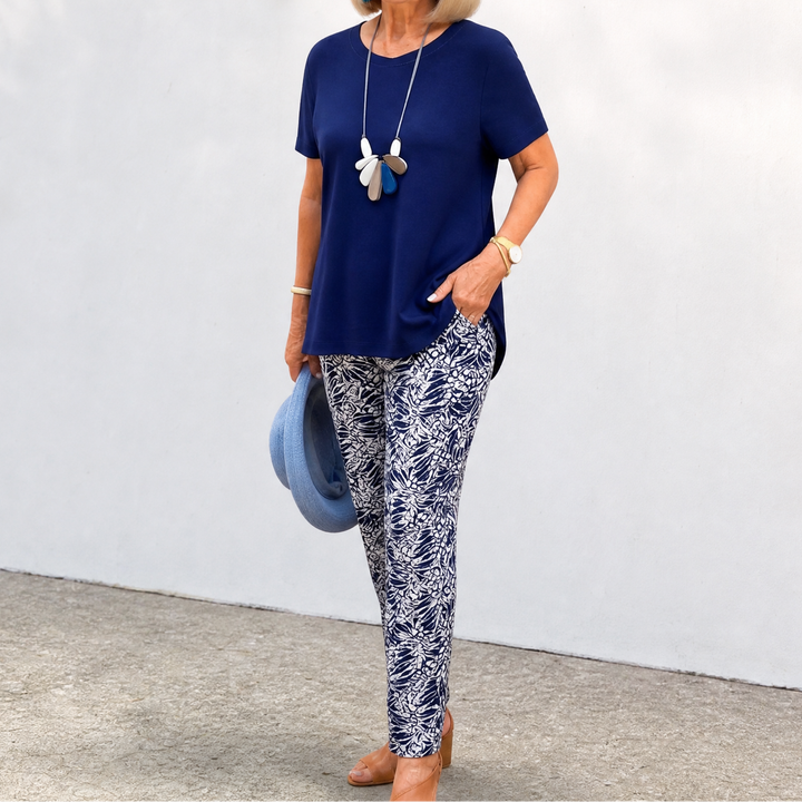 Helen – Women's Effortless Coastal Two-Piece Set