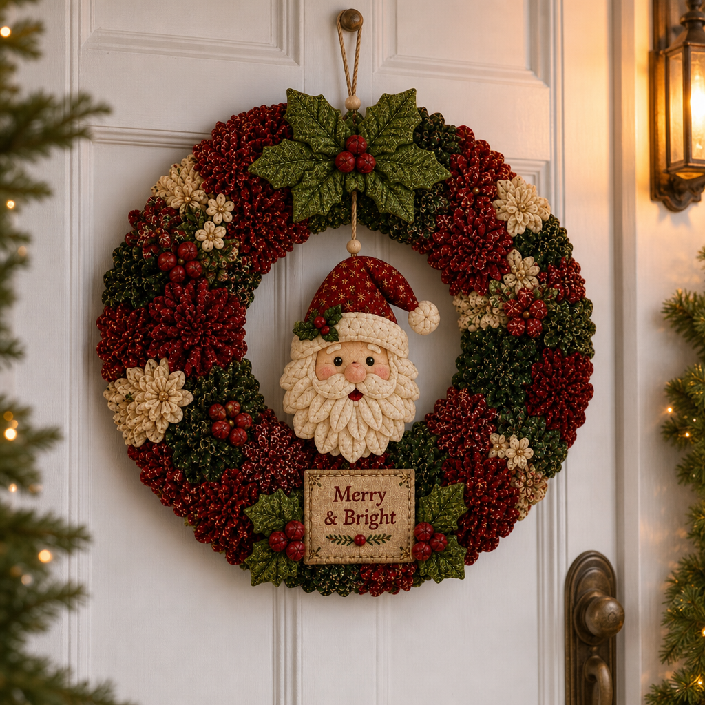 Foldera – No-Sew Poke Fabric Wreath Kit