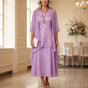 Florenza – Women's Elegant Lace and Chiffon Dress Set