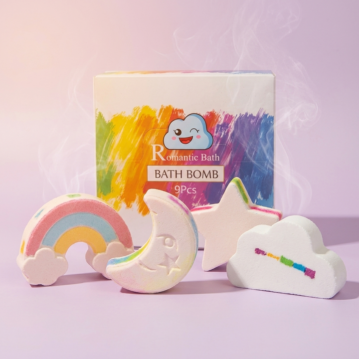 Bathfizz – Rainbow Bath Bombs in Fun Shapes