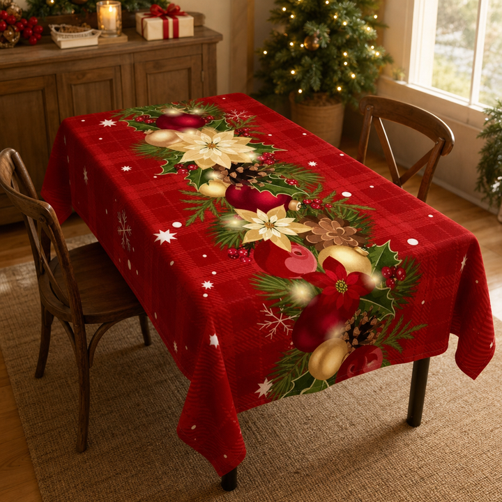 Hollymere – Christmas Printed Tablecloth