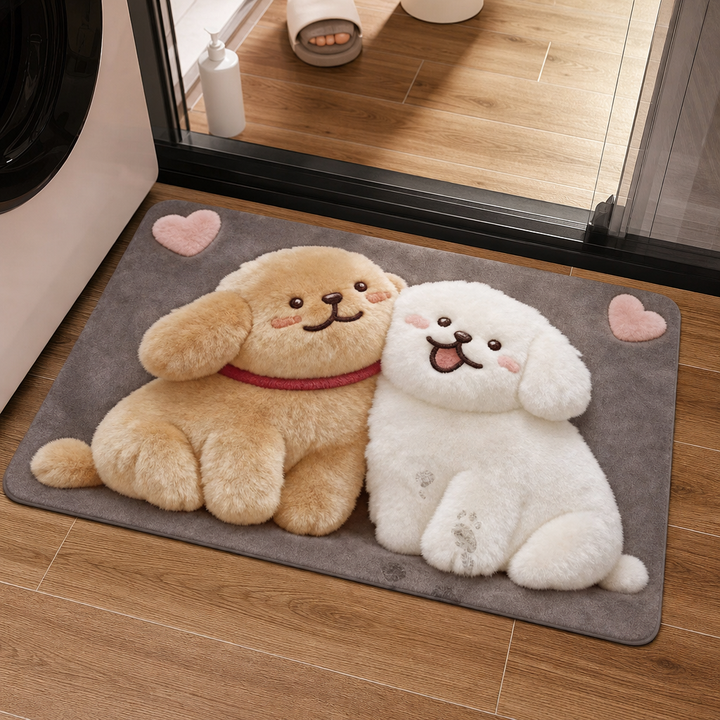 Driza – Non-Slip Quick-Dry Faux Plush Floor Mat