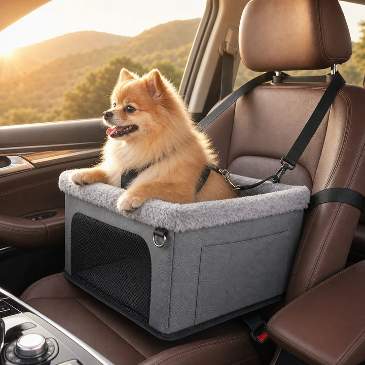 Pawstead – Plush-Lined Dog Car Booster Seat