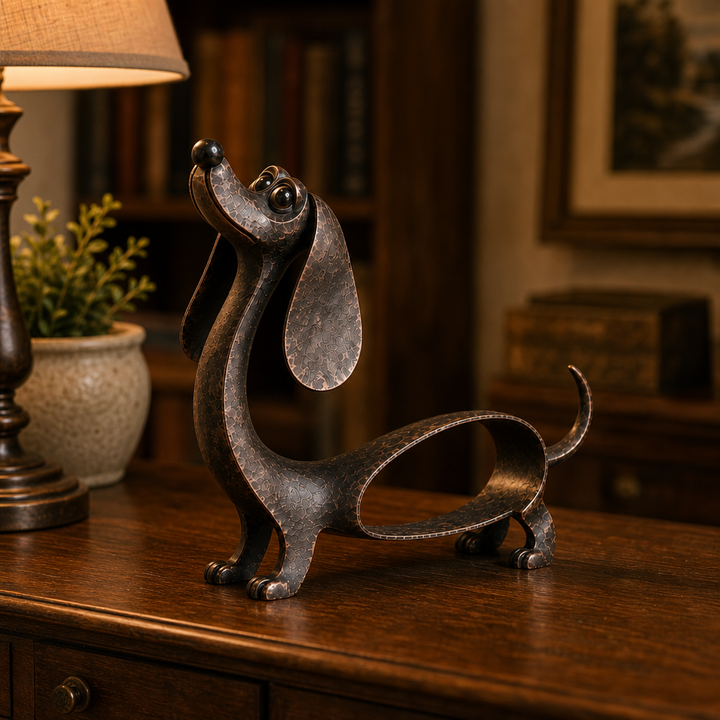 Wienervale – Cast Aluminium Dachshund Sculpture