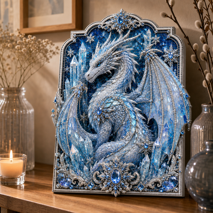 Dragonelle – 3D Crystal Dragon Diamond Art Kit