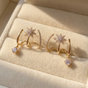 Luminelle – Gold Star Zircon Earrings