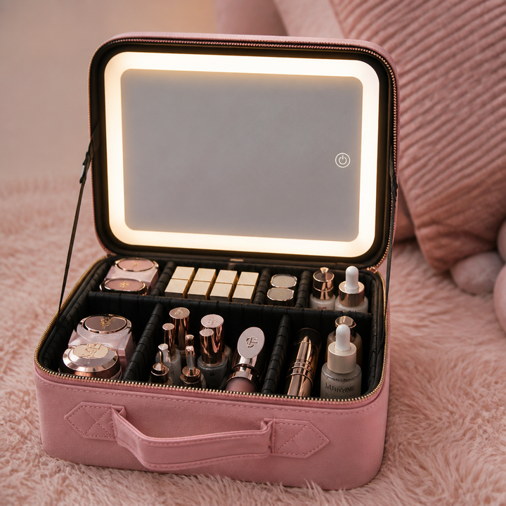 Luminelle – Portable Vanity Case With Lighted Mirror