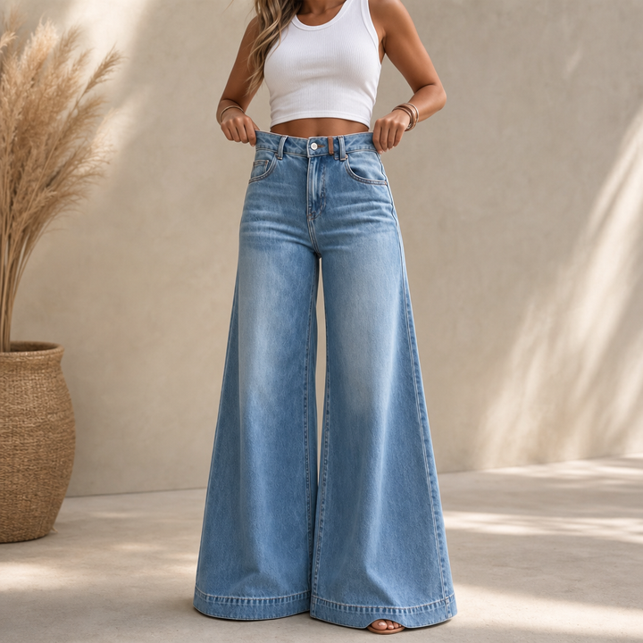 Elongue – High-Rise Extra-Wide-Leg Jeans