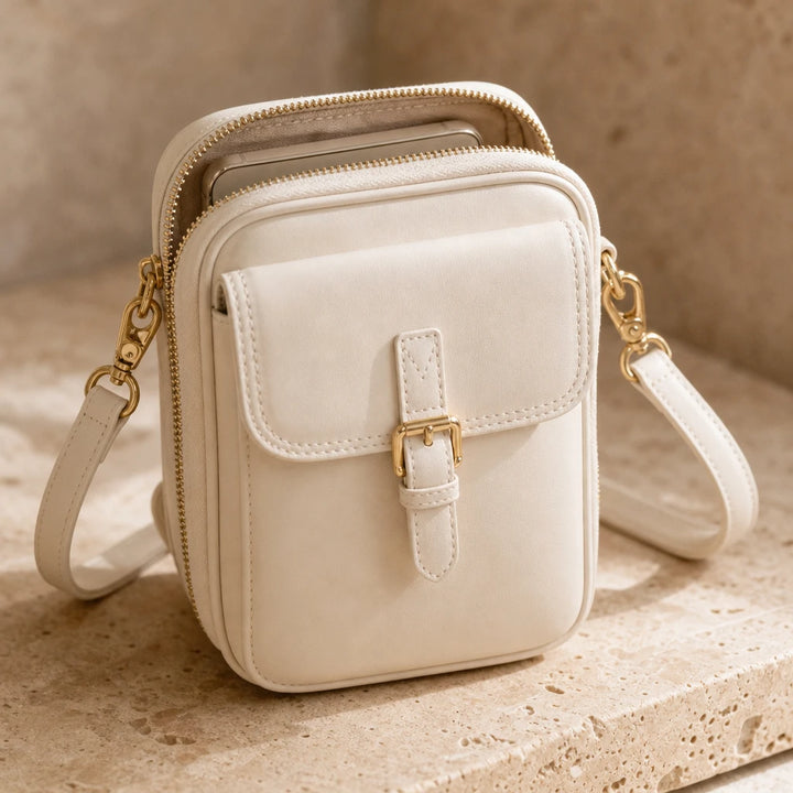 Liora – Multiple-Pocket Adjustable Strap Crossbody Bag