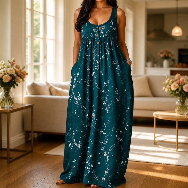 Stillwear – Maxi Dress That Drapes, Never Clings