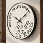 Lateley – Funny Silent Wall Clock with Messy Numbers