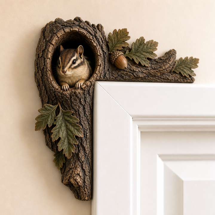 Hollowbrook – Corner-Wrap Wood Door Topper