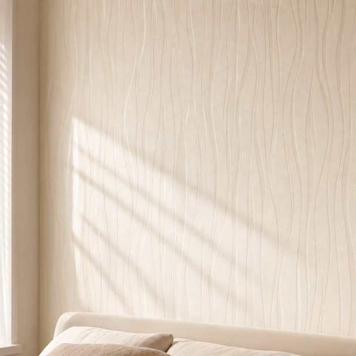 Wallura – Embossed 3D Stripe Peel-And-Stick Wallpaper