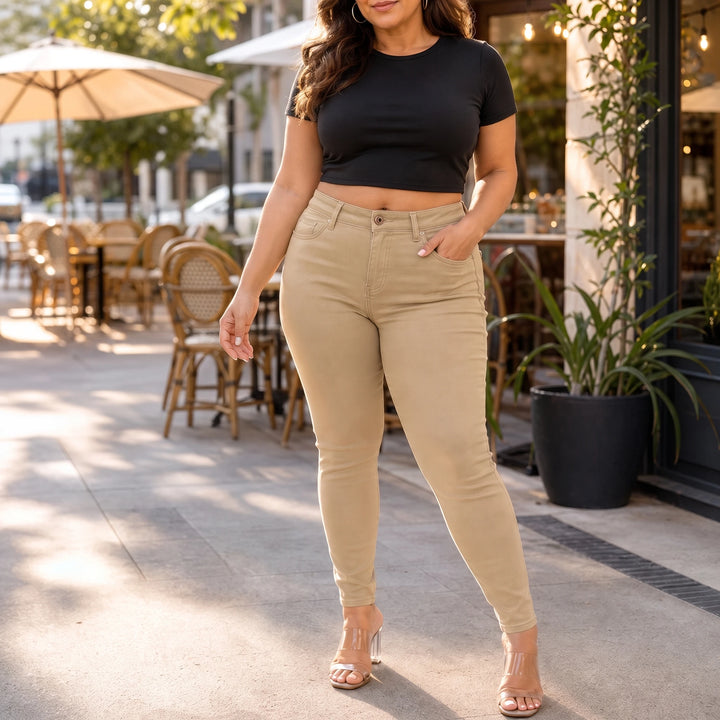Wearbella – High-Waisted Stretch Skinny Jeans