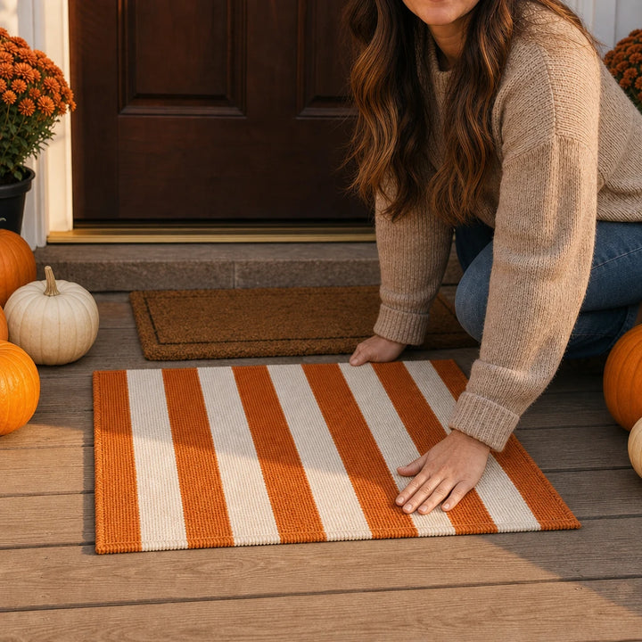 Autumn Stripe – Striped Entryway Rug