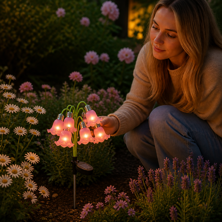 Bloomvale – Solar Tulip Garden Path Lights