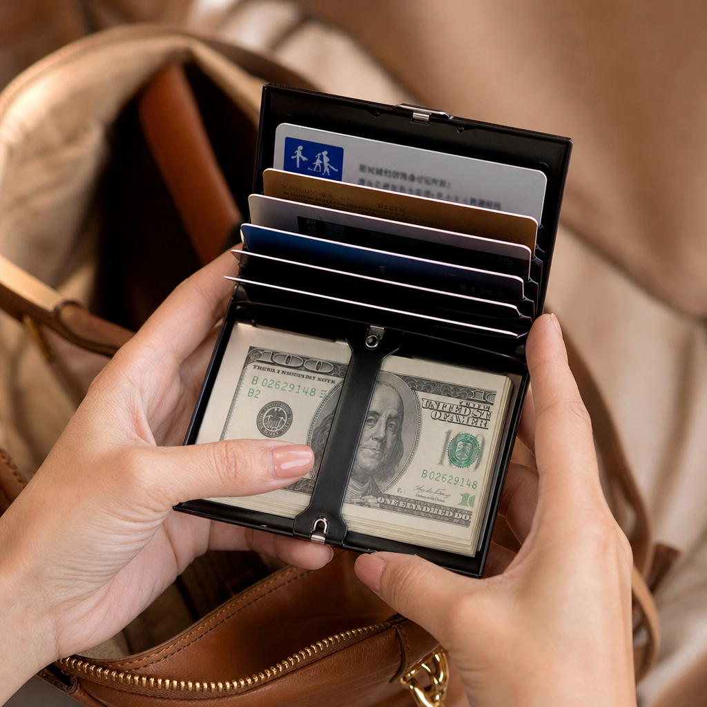 CardVault – Slim Compartment Wallet