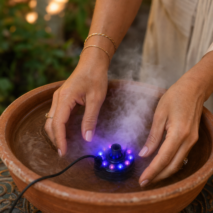 Mistlume – 12-LED Color-Changing Ultrasonic Mist Maker