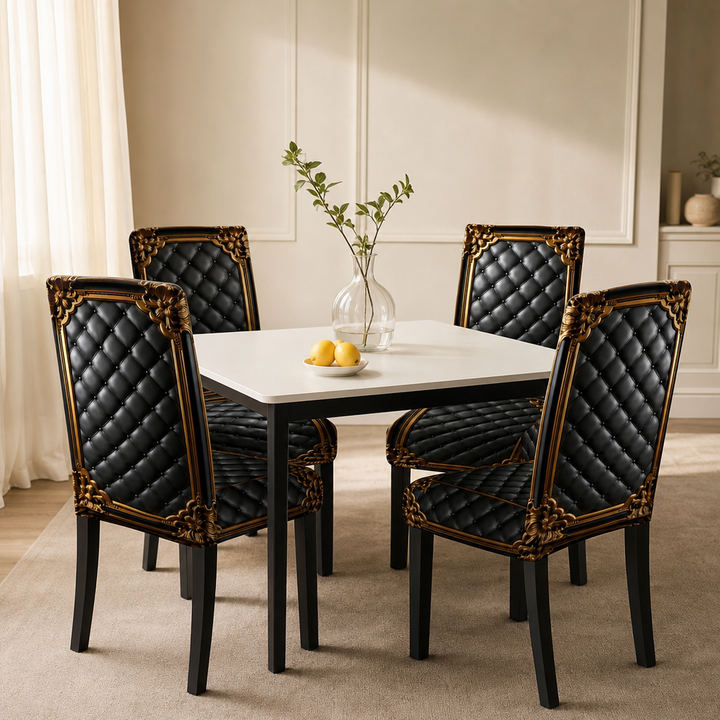 Chairistocrat – Baroque Print Stretch Dining Chair Cover