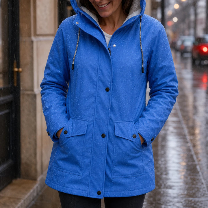 Windora – Fleece-Lined Hooded Winter Jacket