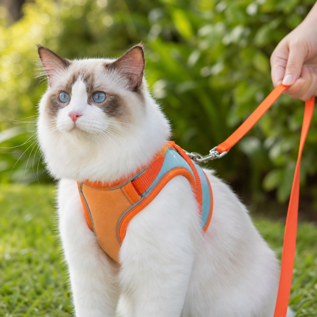 PurrPath – Reflective Step-In Cat Harness