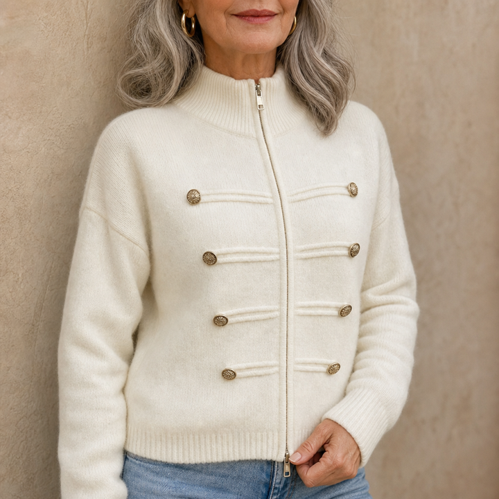 Zipelle – Two-Way Zip Sweater Jacket