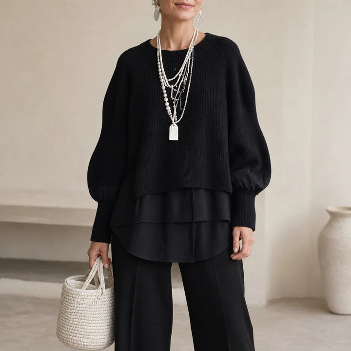 Overa – Layered Oversized Knit Top