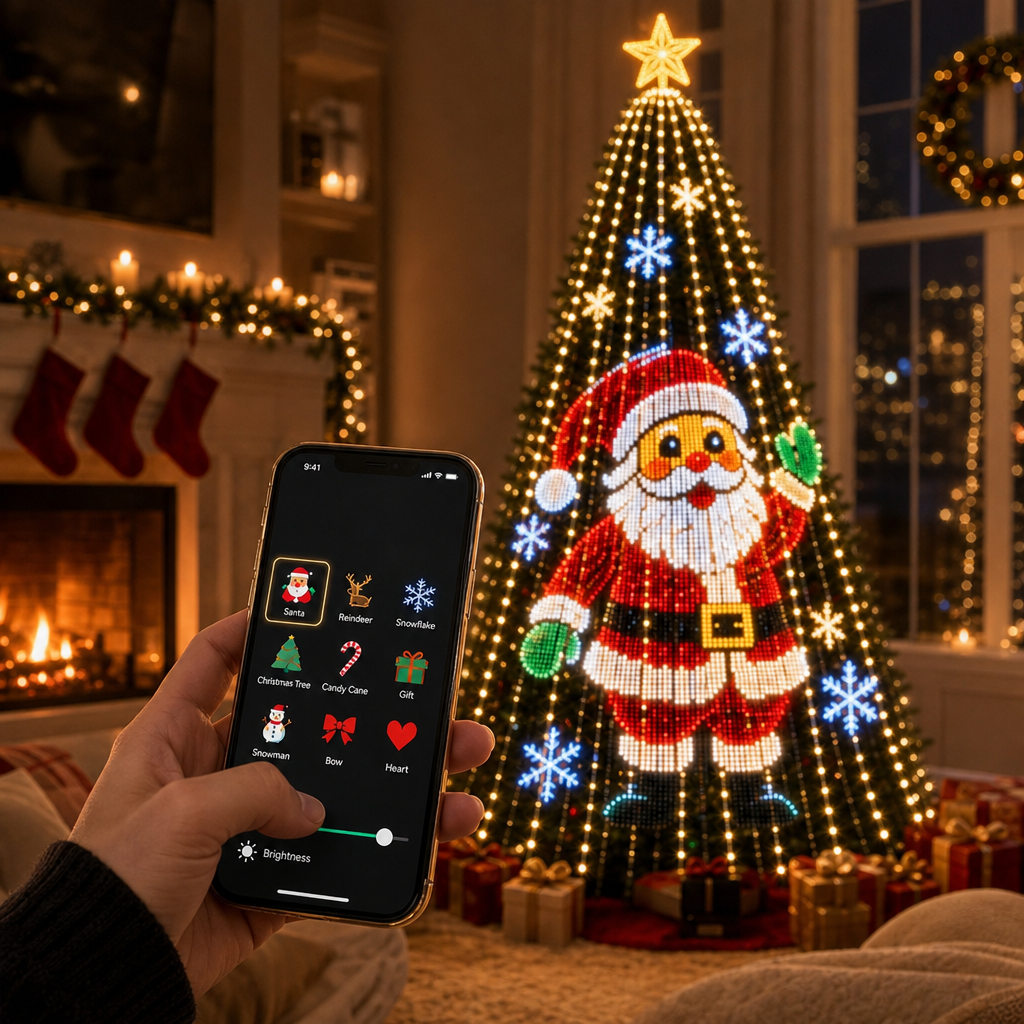 Glowmation – App-Controlled Animated LED Christmas Tree Lights