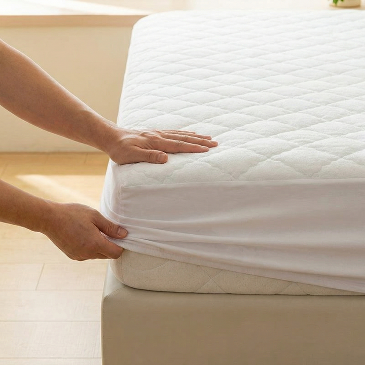 Slumbelle™ – Waterproof Quilted Mattress Cover & Pillowcase Set