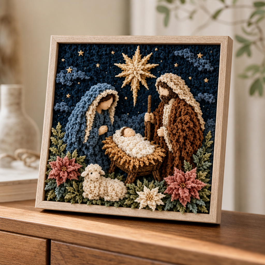 Faithtuck – Shepherd 3D Fabric Poke Art Kit
