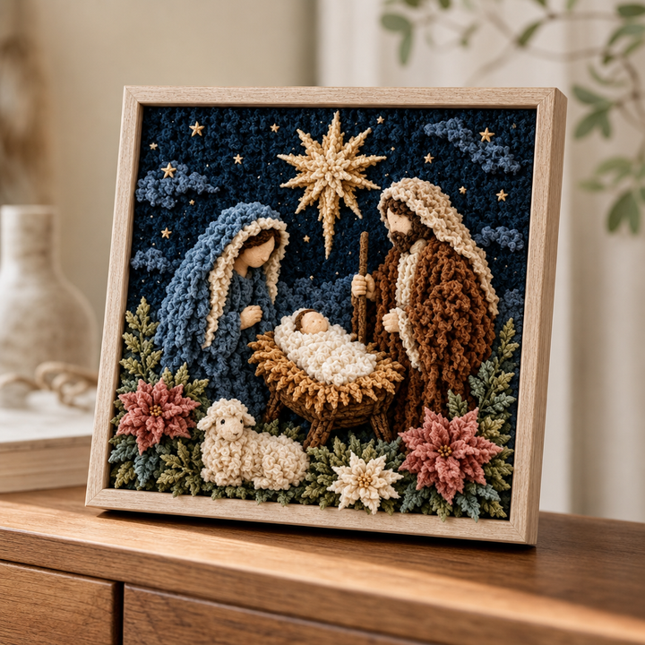 Faithtuck – Shepherd 3D Fabric Poke Art Kit