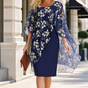 Florevia – Women's Elegant Overlay Sheath Dress