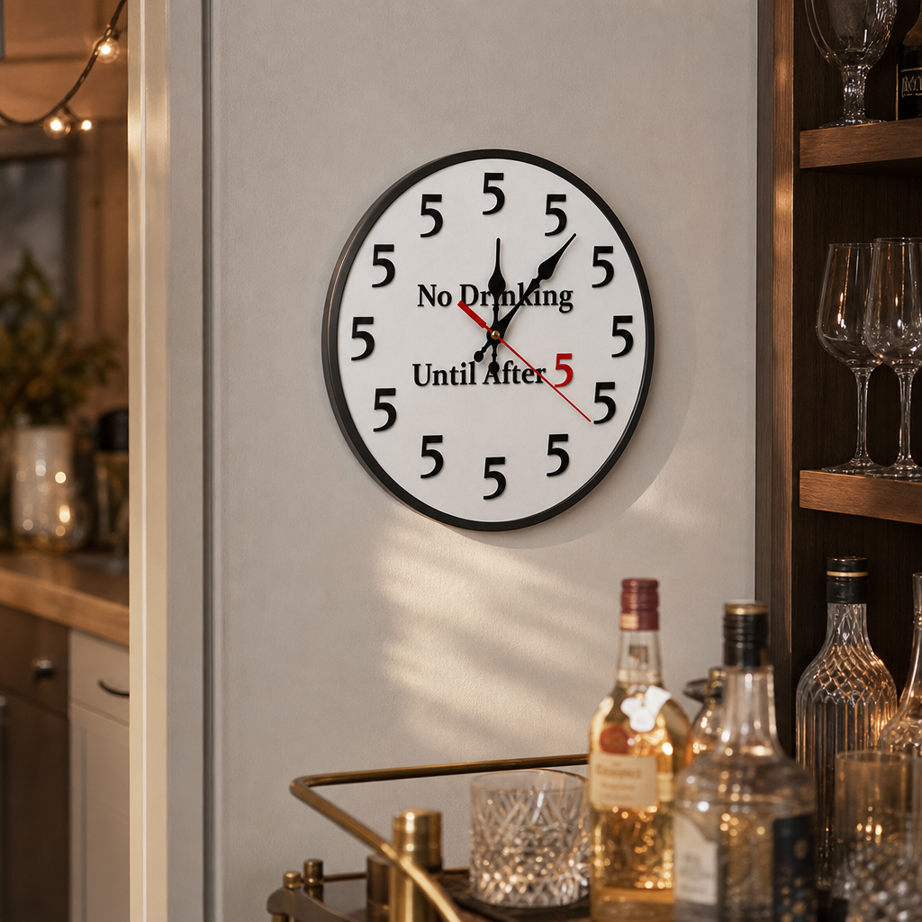 After Five – All-5-Hour Beer Wall Clock