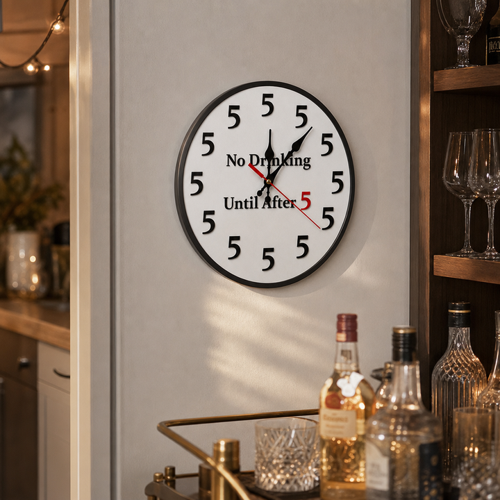After Five – All-5-Hour Beer Wall Clock