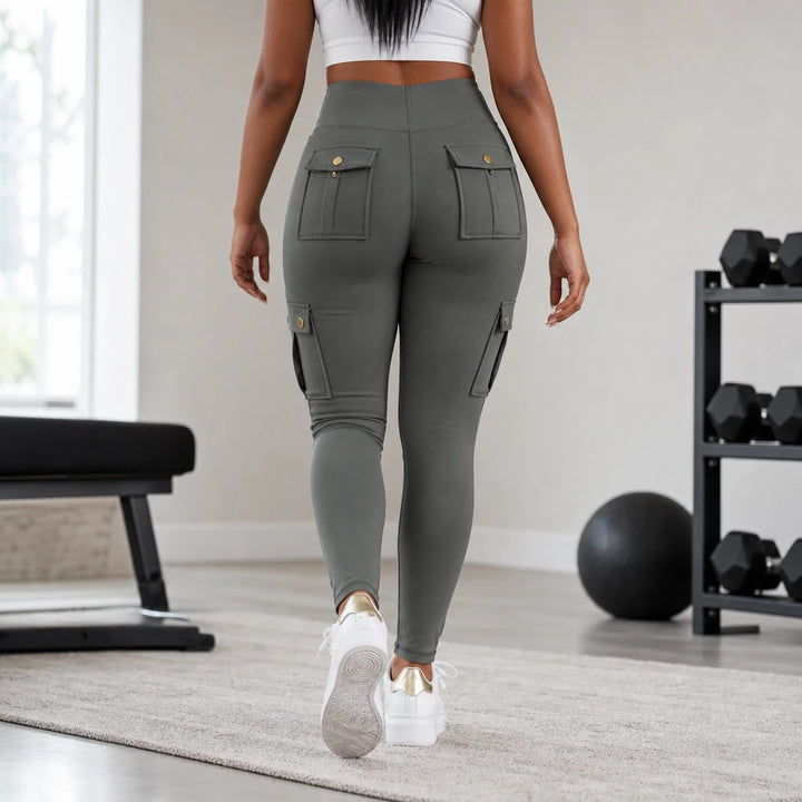 Form & Field – High-Waisted Cargo Pocket Leggings